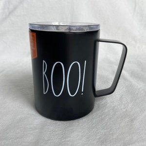Rae Dunn Halloween BOO! Insulated Stainless Steel Mug with Lid